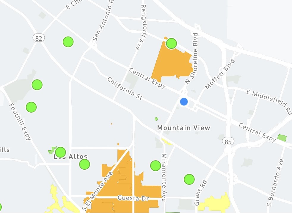 PG&E outage map