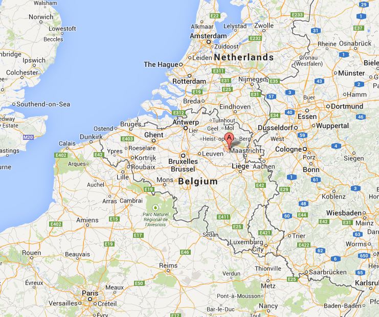 Hasselt, Belgium on Google Maps