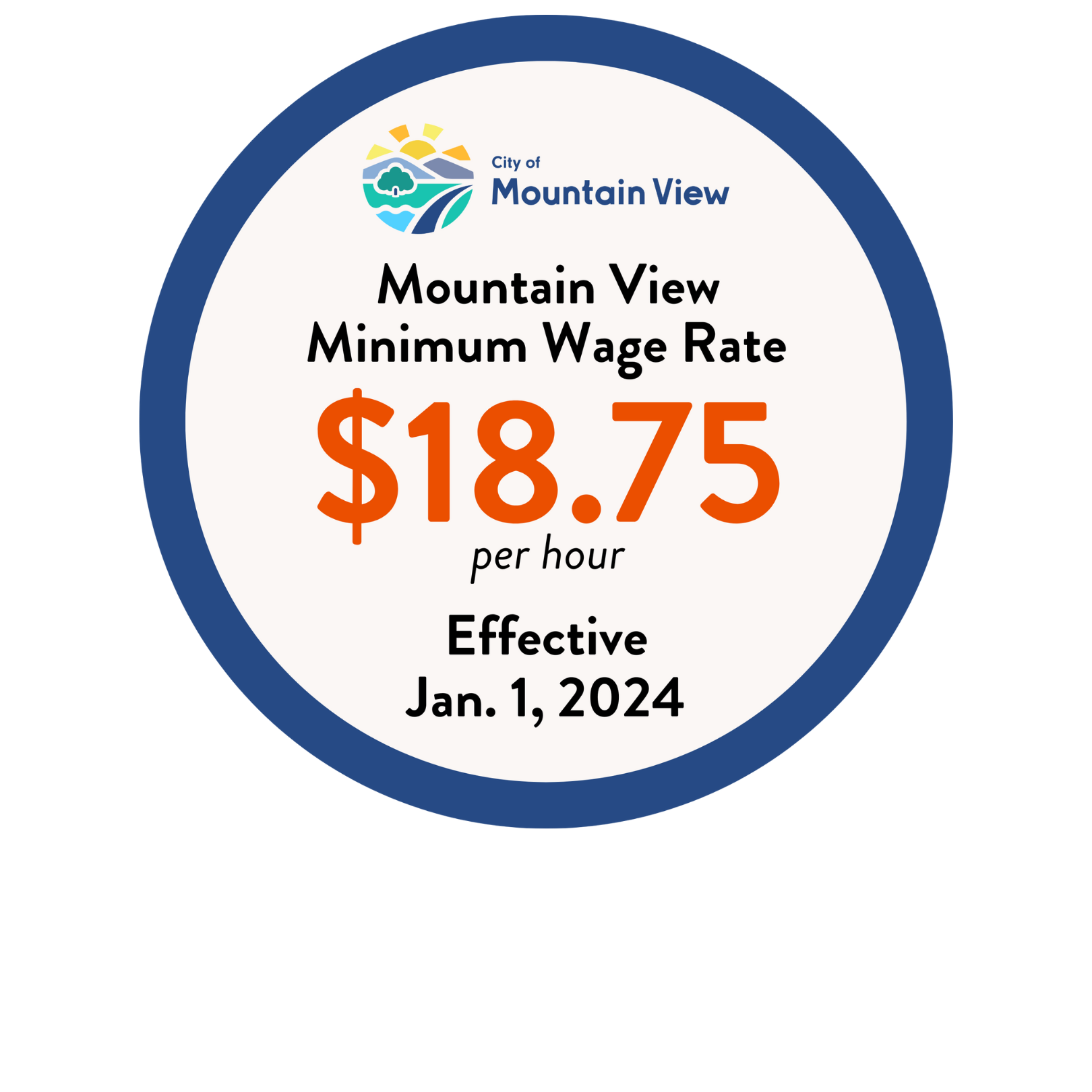 Minimum Wage Icon for 2024
